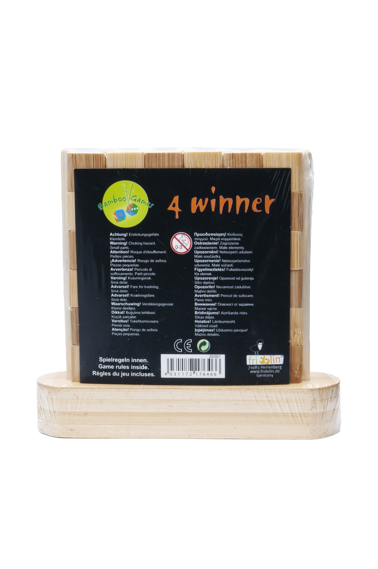 Game, 4 winner, bamboo