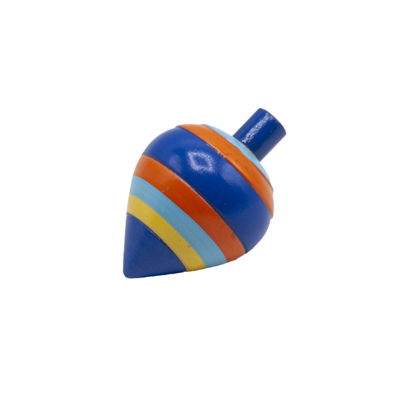 Wooden spinning top, Traditional, asstd by color