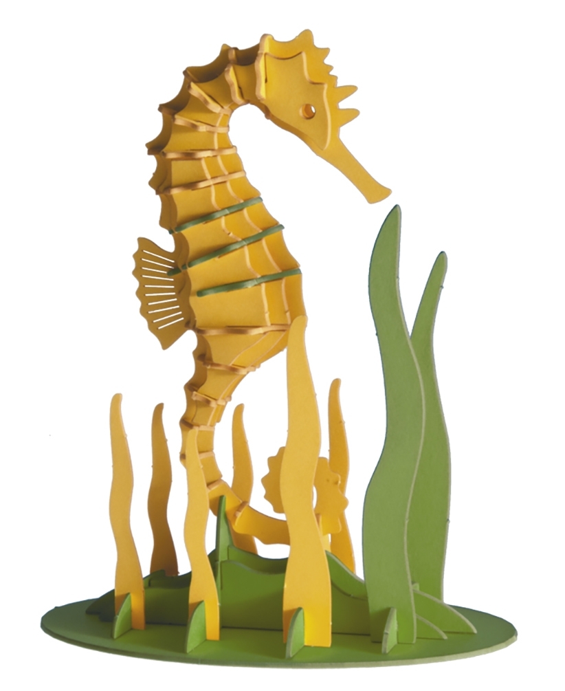 3D model, seahorse