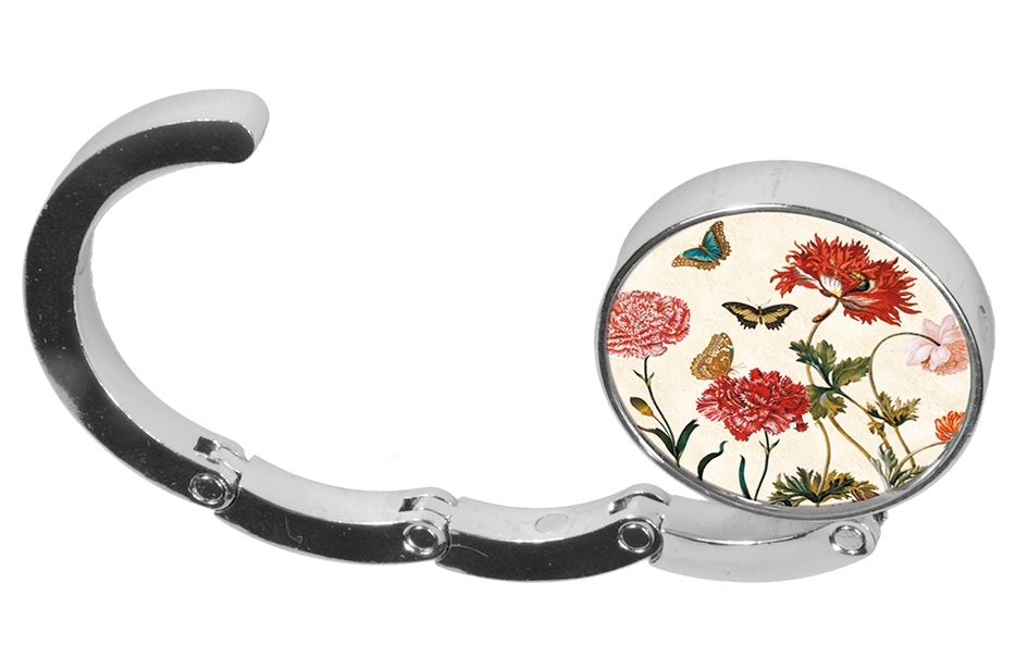 Bag hanger, Merian, silver