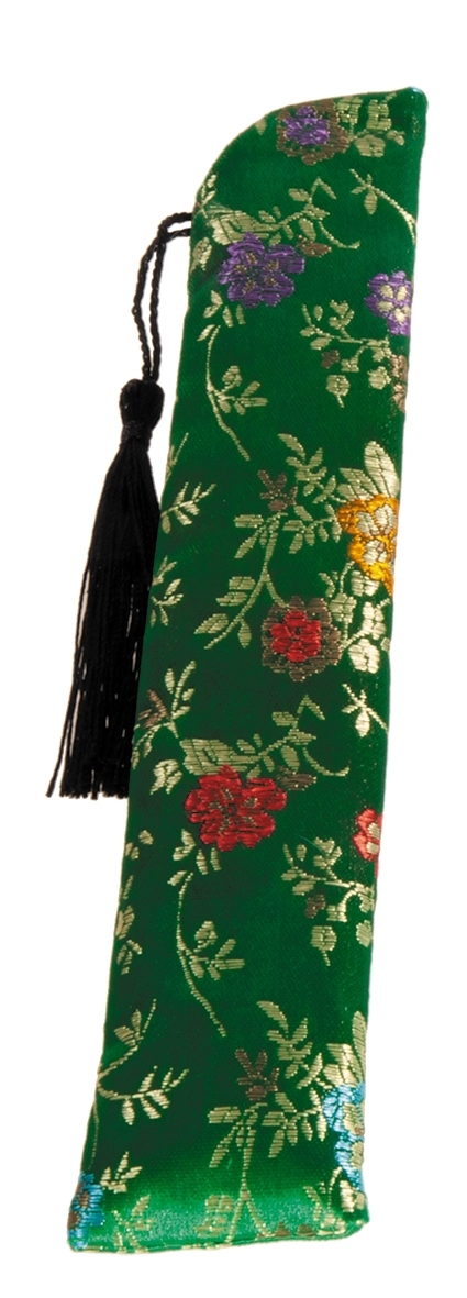 Fan, Van Gogh, Almond Blossom. with bag, bamboo