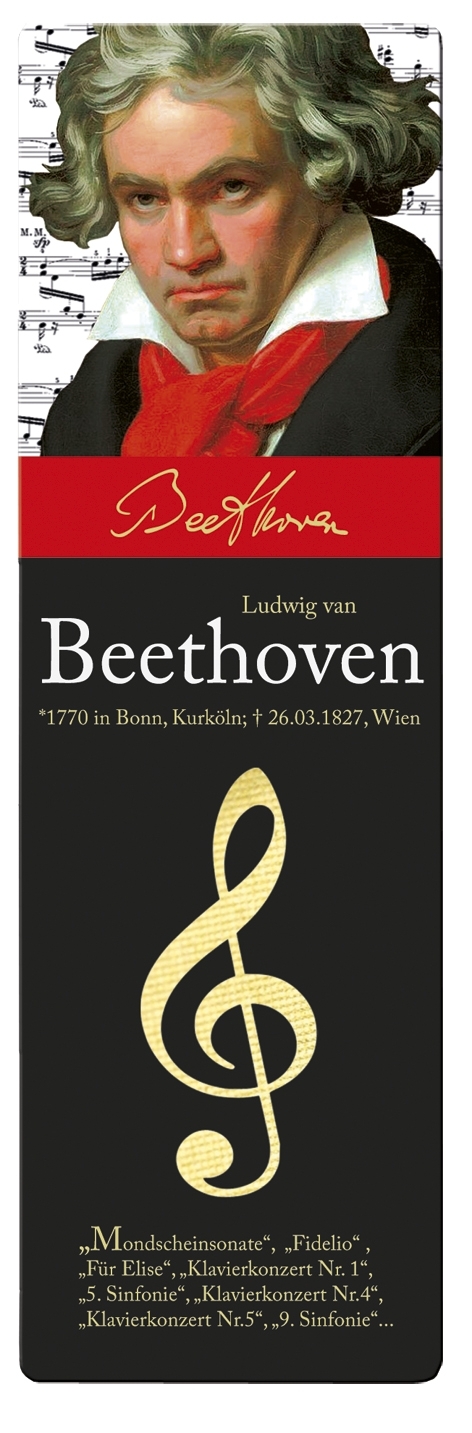 bookmark, Composers, Beethoven