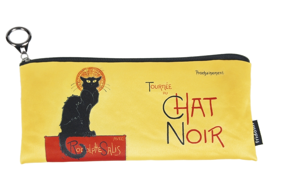pencil bag, Chat Noir, Art Nouveau