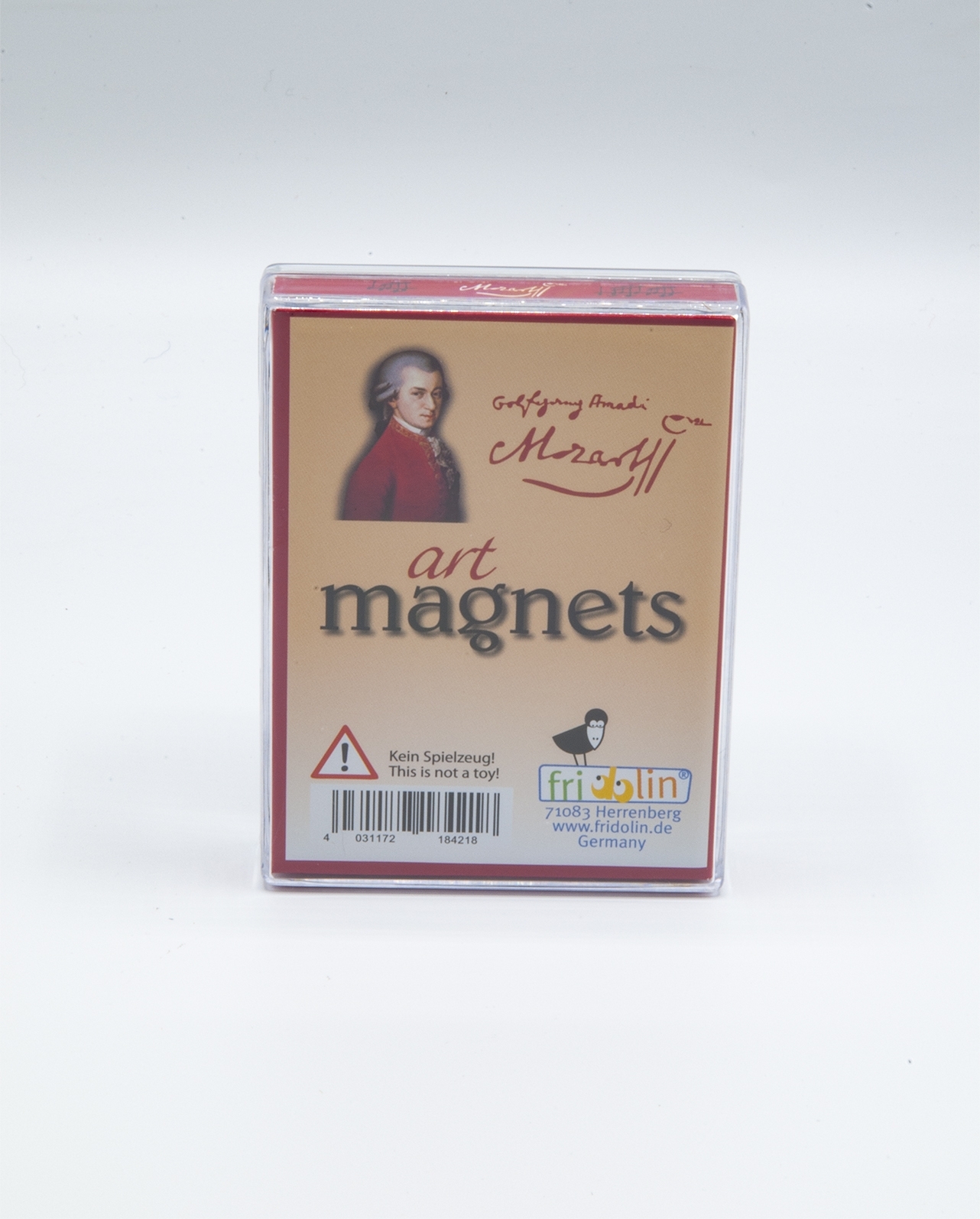 Magnets, Mozart, in transparent box