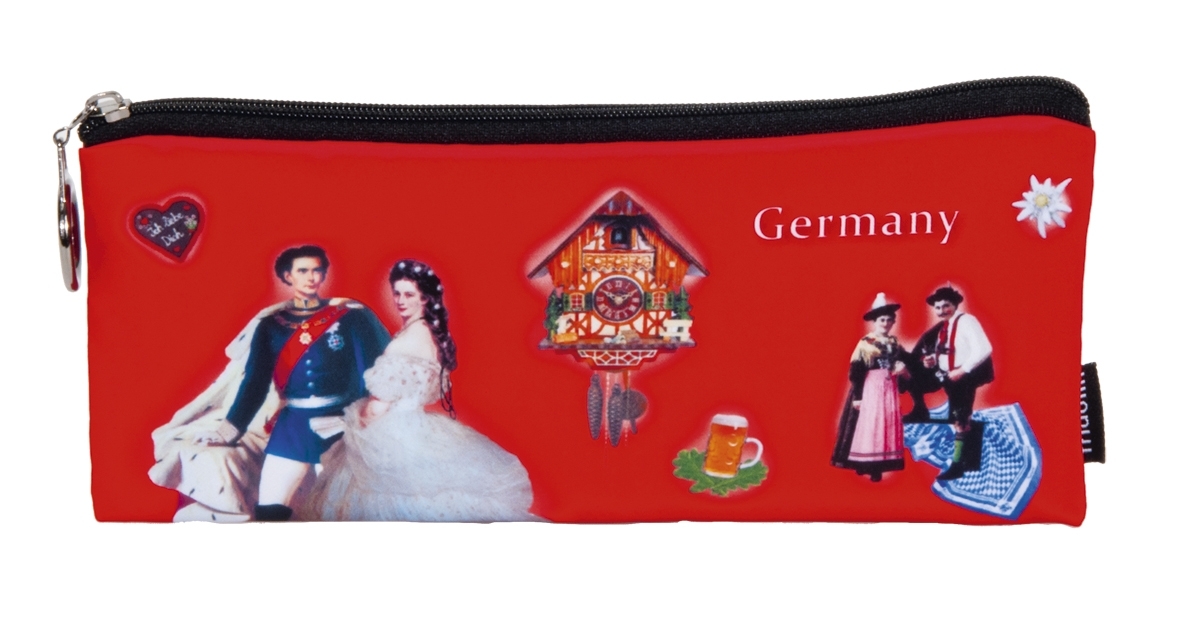 Pencil bag, Germany, red