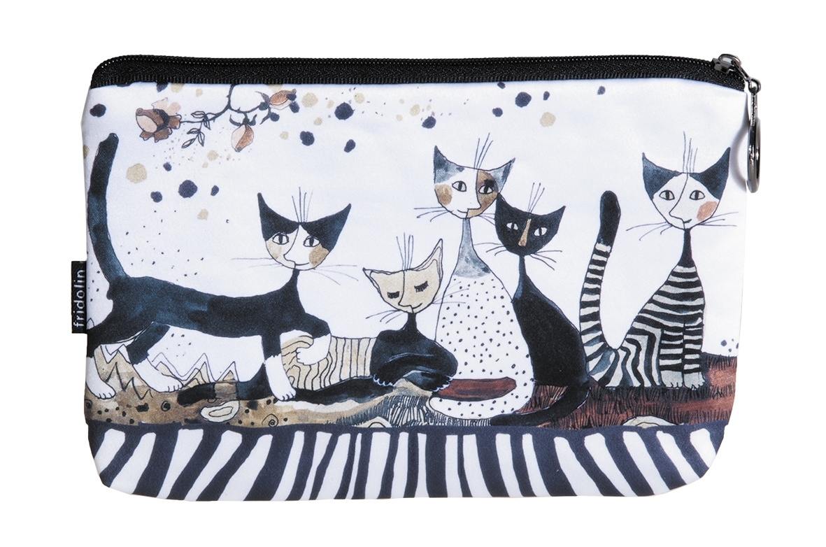 cosmetic bag, Rosina Wachtmeister, Cats Sepia