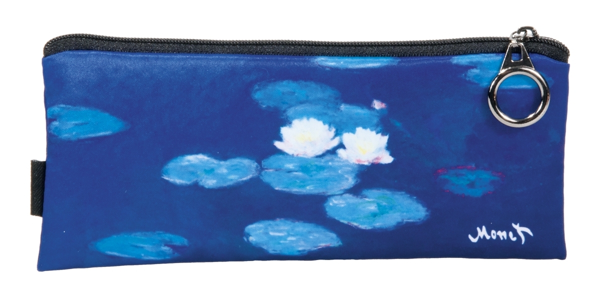pencil bag, Monet, Water lilies