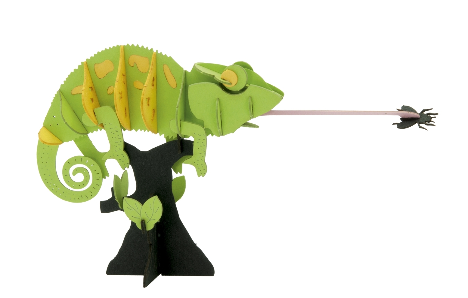 3D model, chameleon