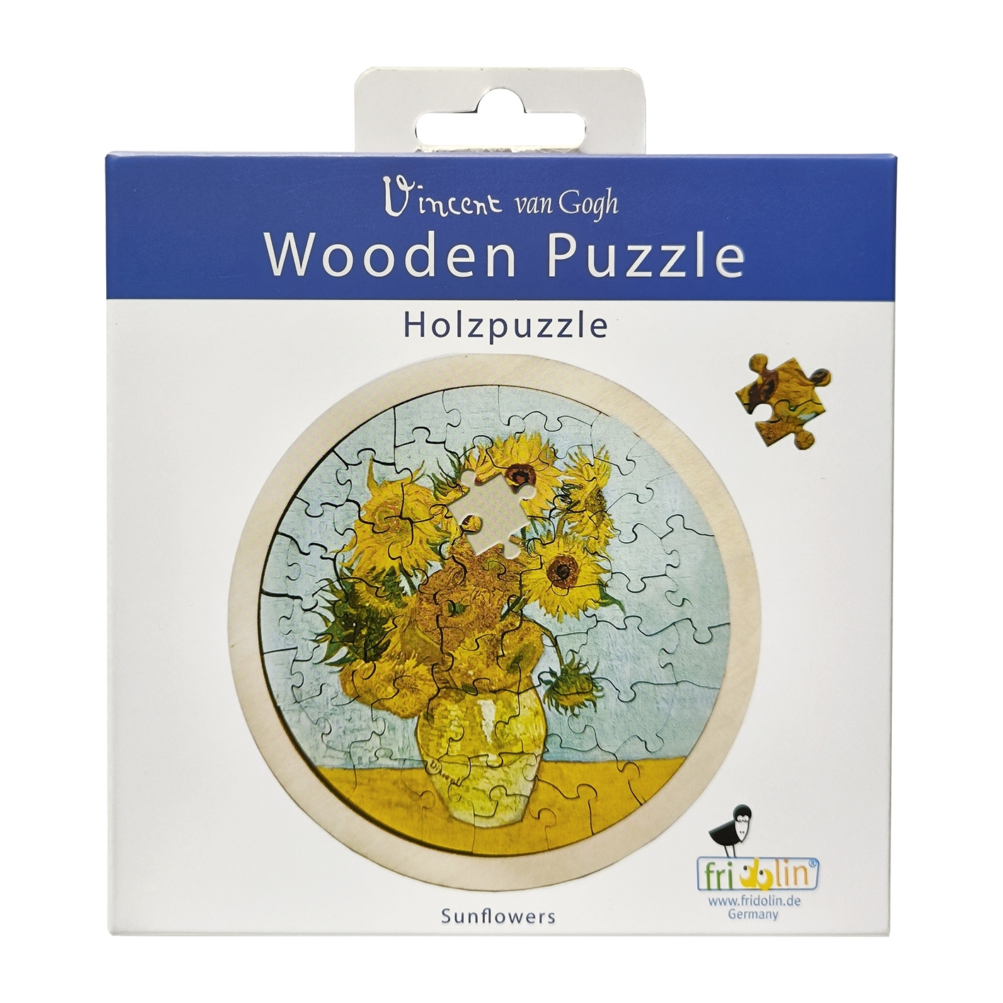 Art-Puzzle, Van Gogh, Sunflowers, wood