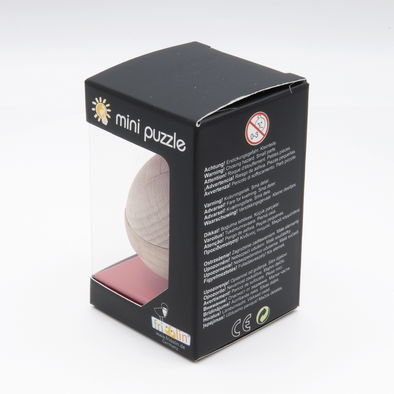 IQ-Test, Wooden puzzle, Ball