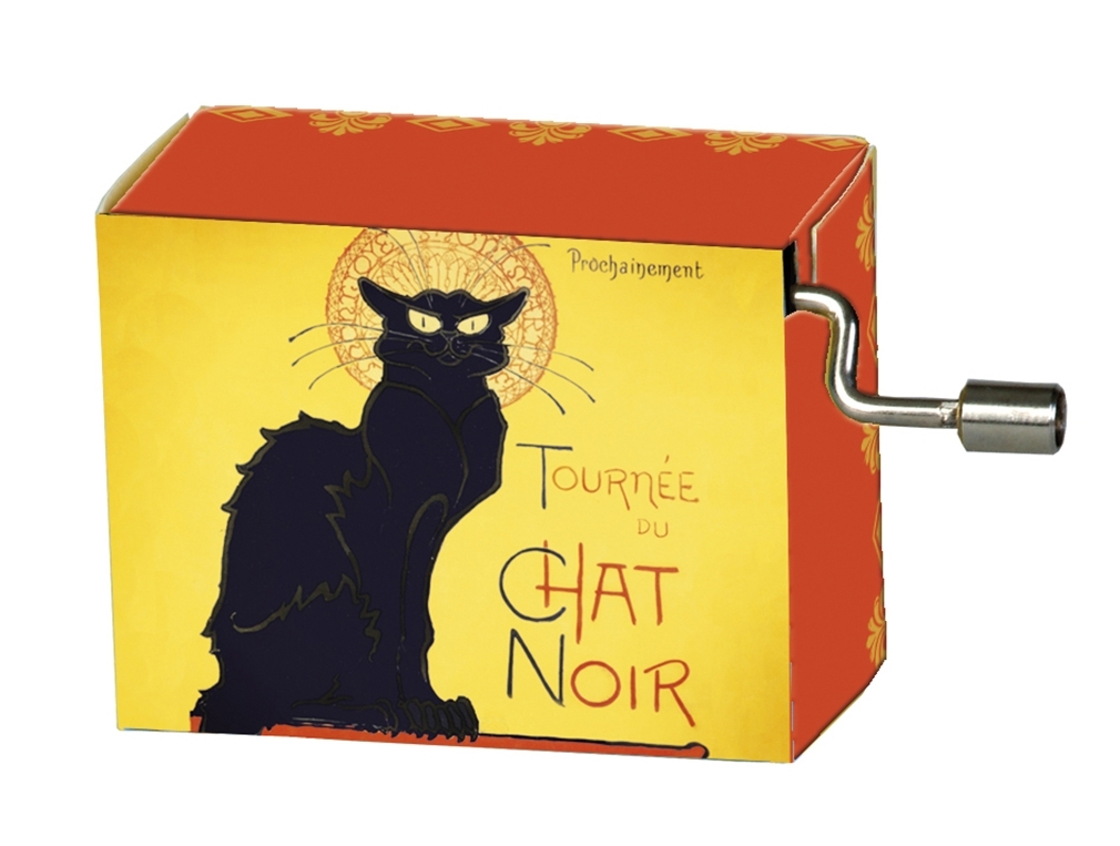 Music box, French CanCan, Art Nouveau/Chat Noir