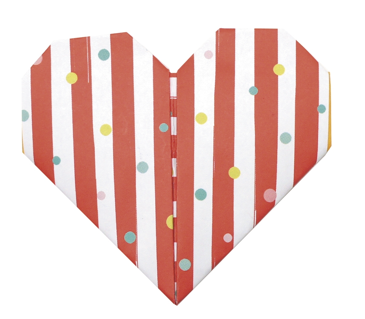 Funny Origami, Hearts, 20 sheets 15x15 cm