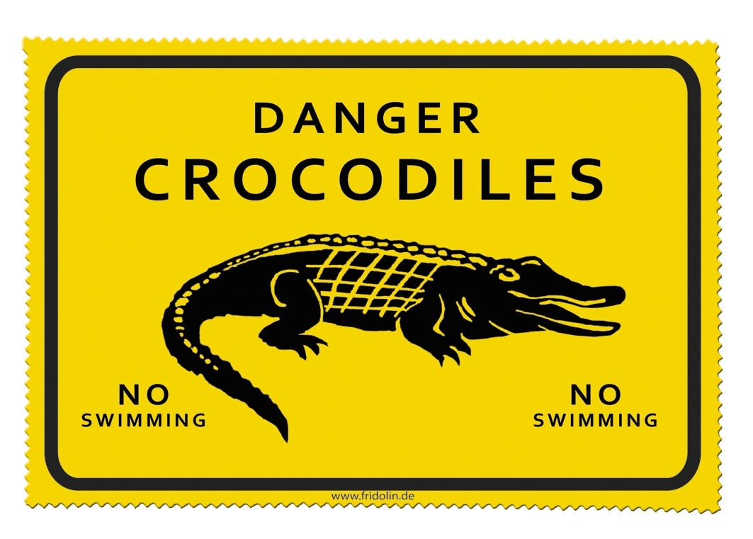 Eyeglass cleaning cloth, Crocodile, Adventure time