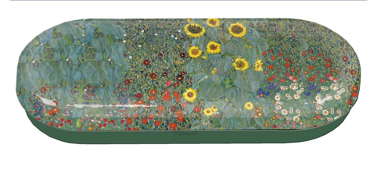Spectacle case, Klimt, Farm Garden