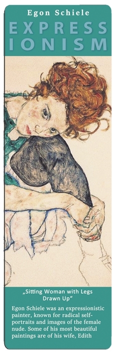 art bookmark, Expressionsm, Schiele/Sitting woman
