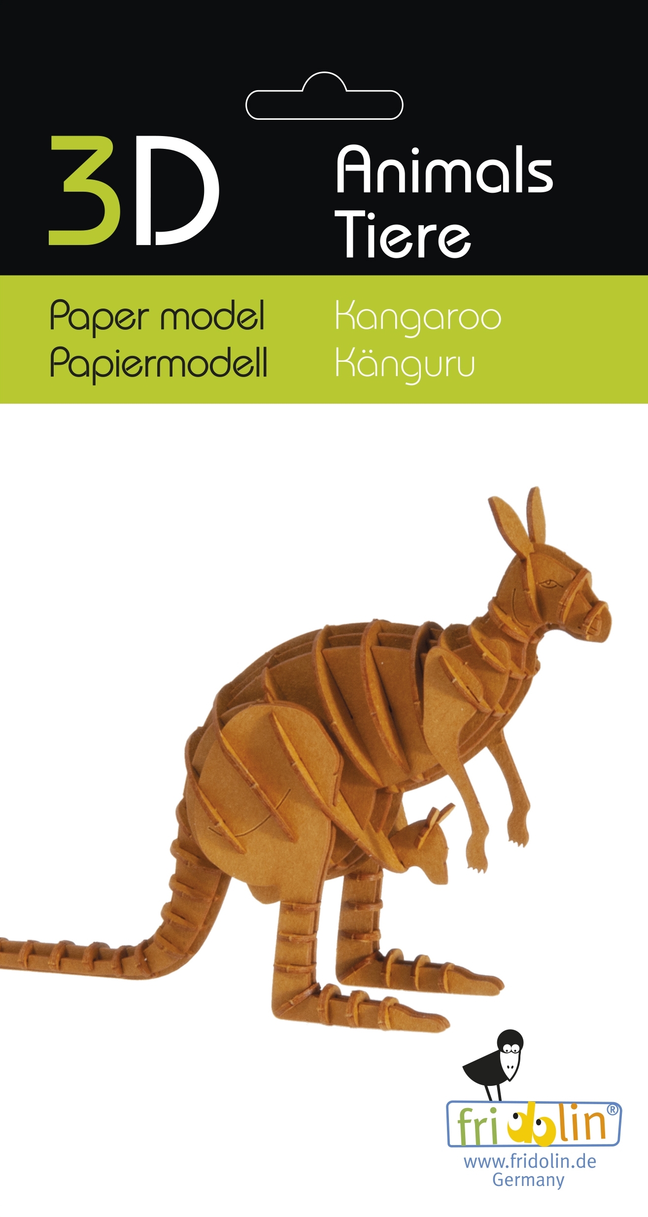 3D model, kangaroo