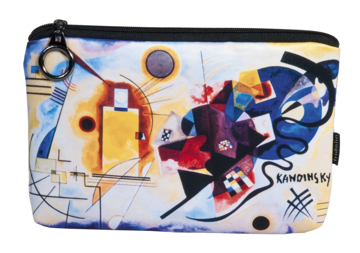 cosmetic bag, Kandinsky, yellow-red-blue
