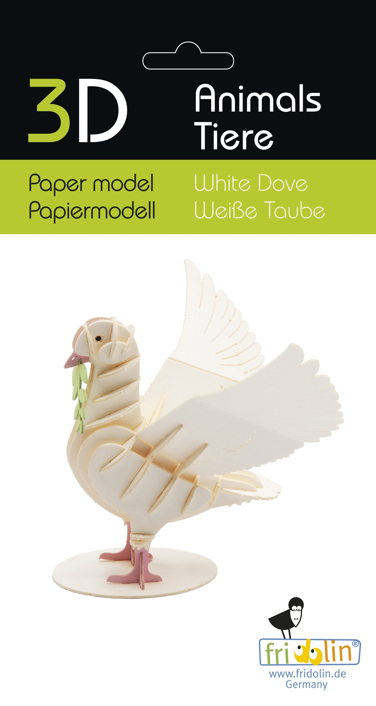 3D model, white dove