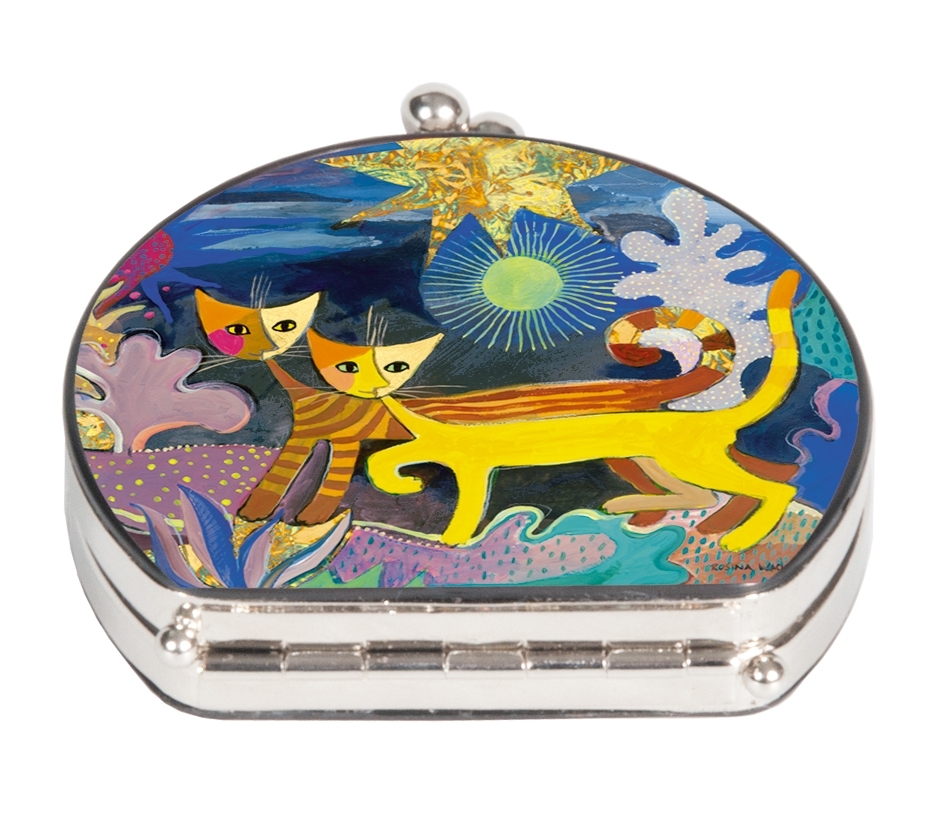 Pocket mirror,Wachtmeister, Wonderland, textile