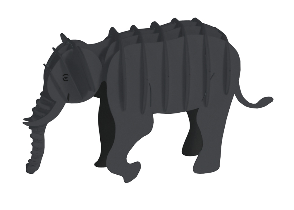 3D model, elephant