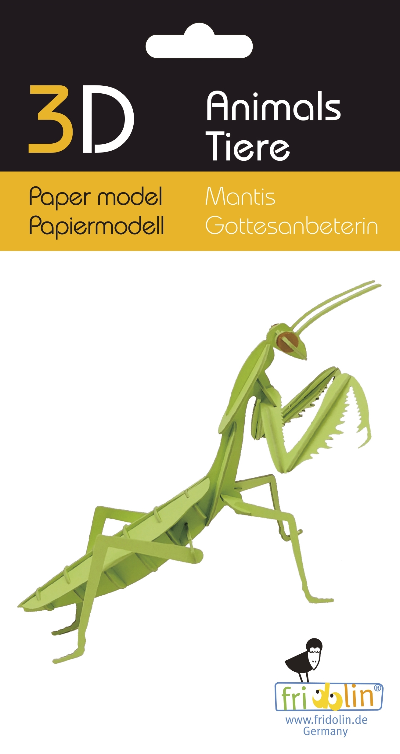 3D Model, praying mantis