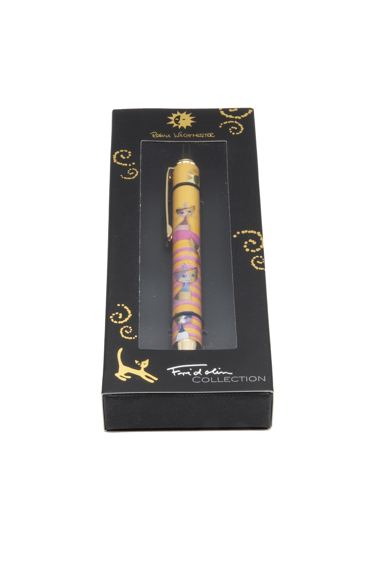ball point pen, Wachtmeister, Cats on strip, metal