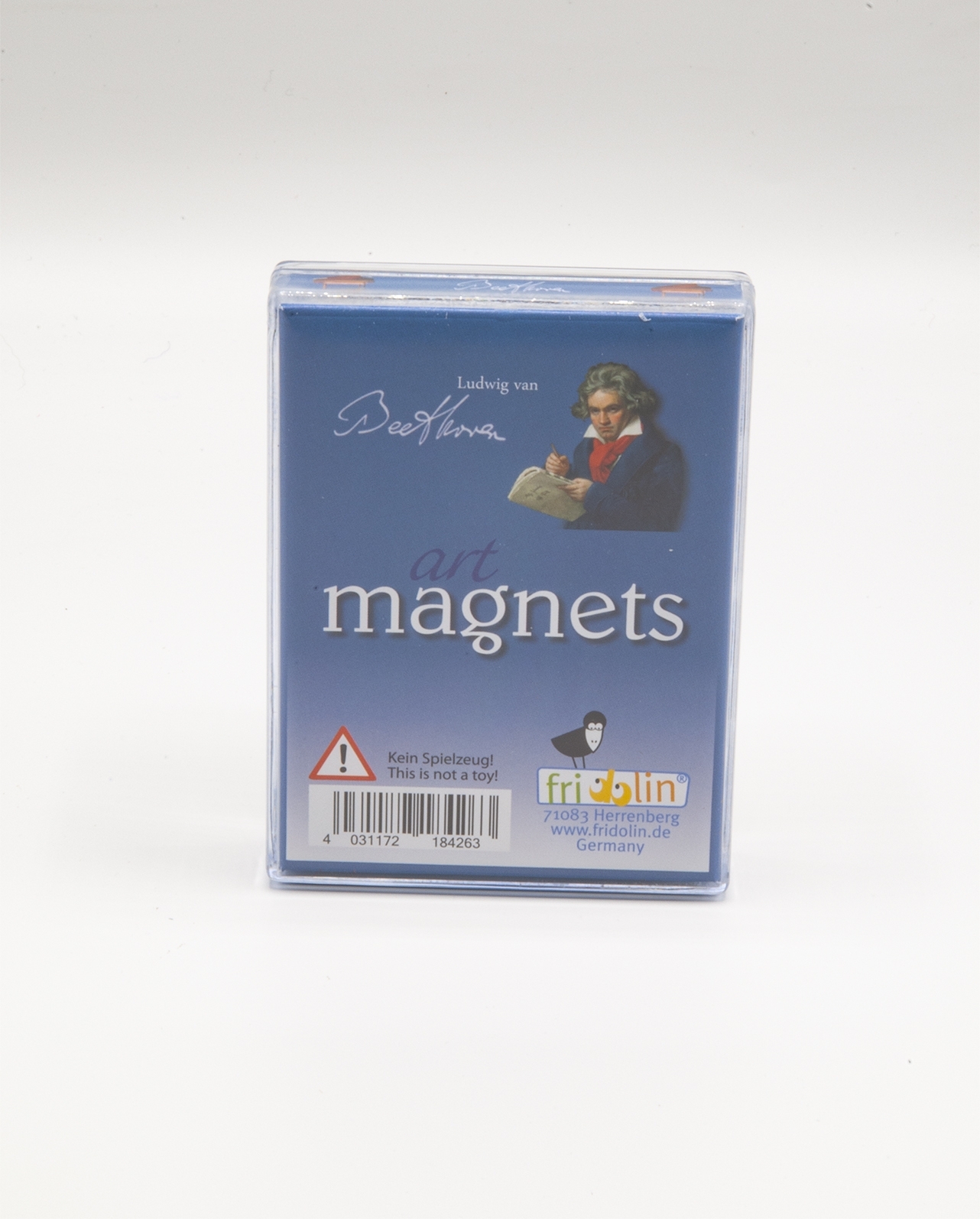 Magnets, Beethoven, in transparent box