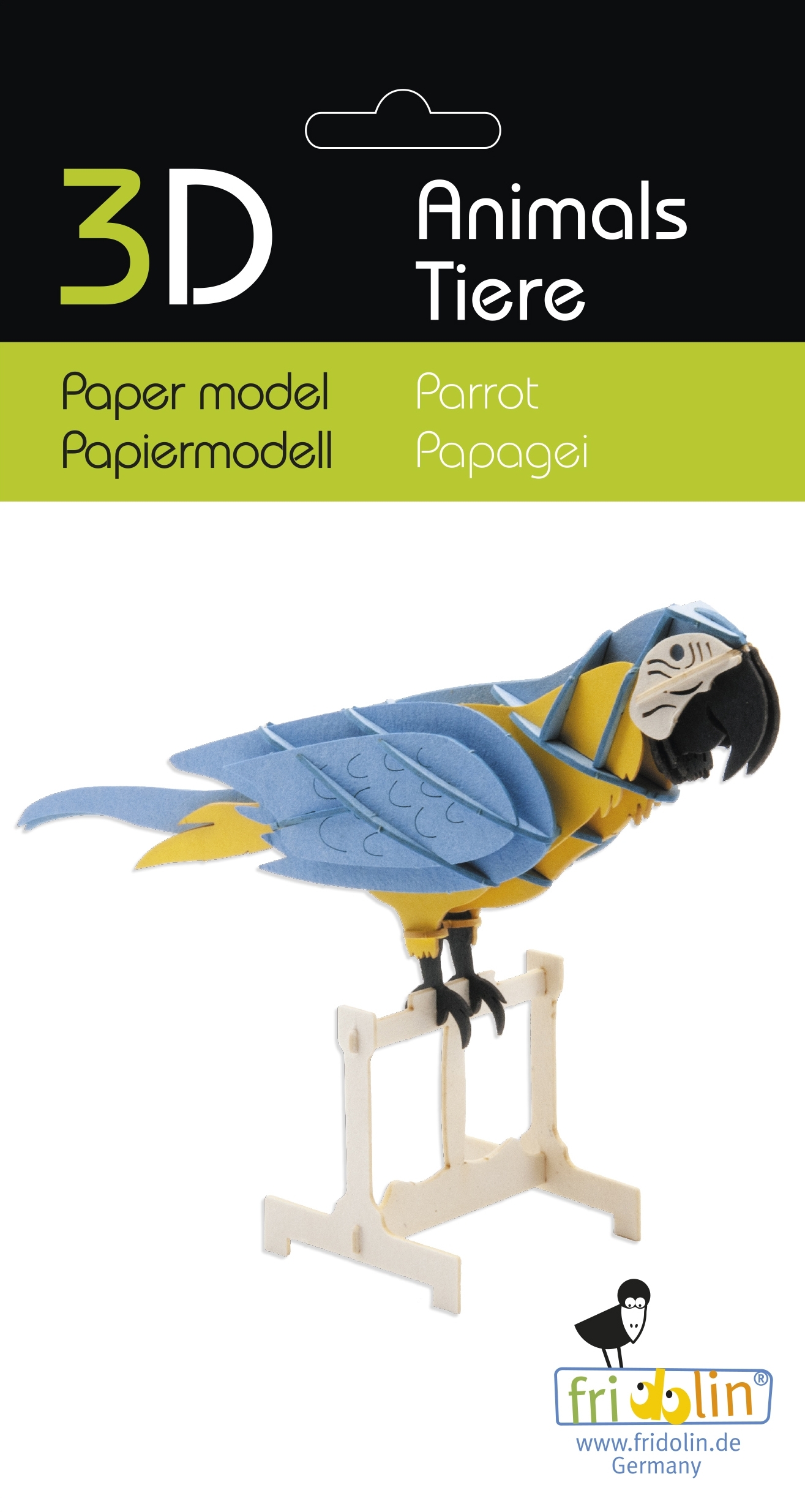 3D model, parrot