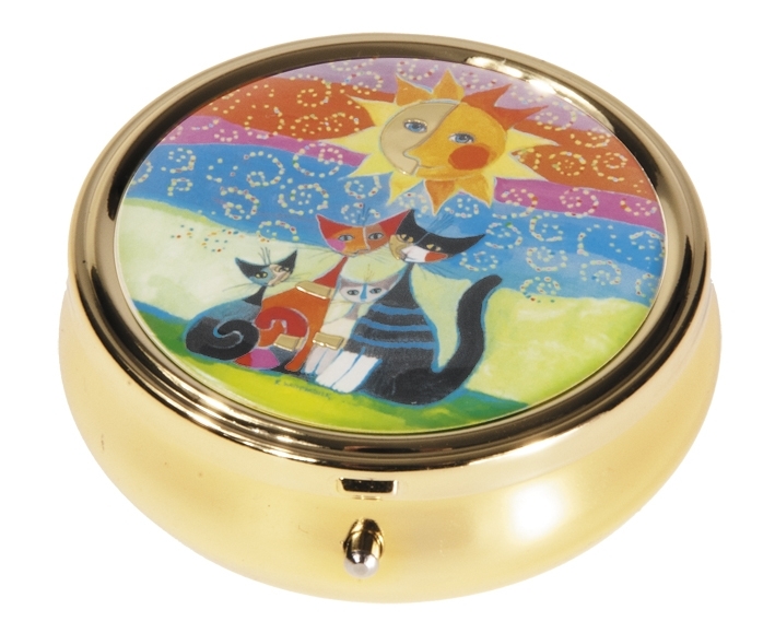 pillbox large, round, Wachtmeister, Momenti di