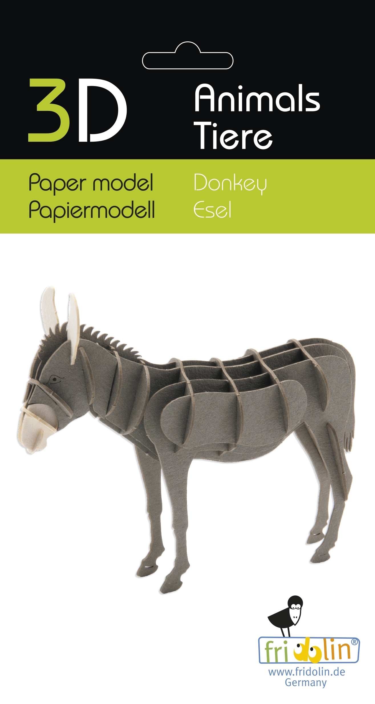 3D model, donkey