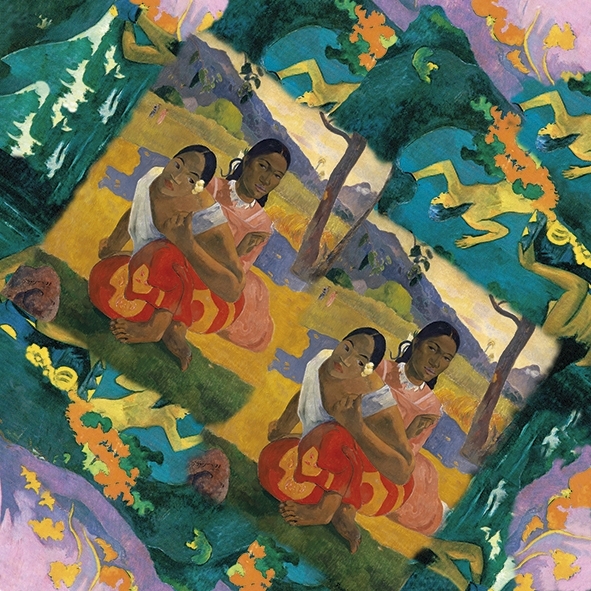 Art-Origami, Fish, Gauguin, 20 sheets, 15x15 cm