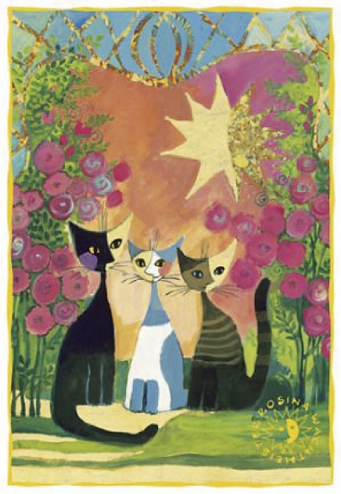 Folded card, Wachtmeister, Rosegarden
