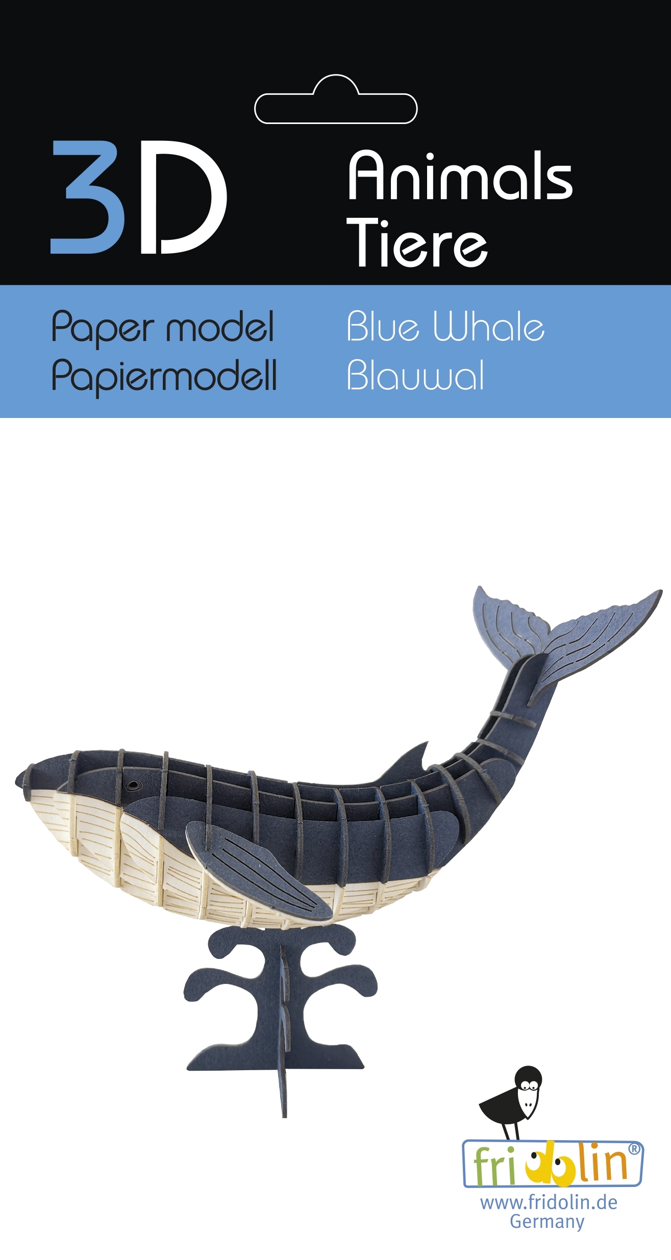 3D model, blue whale