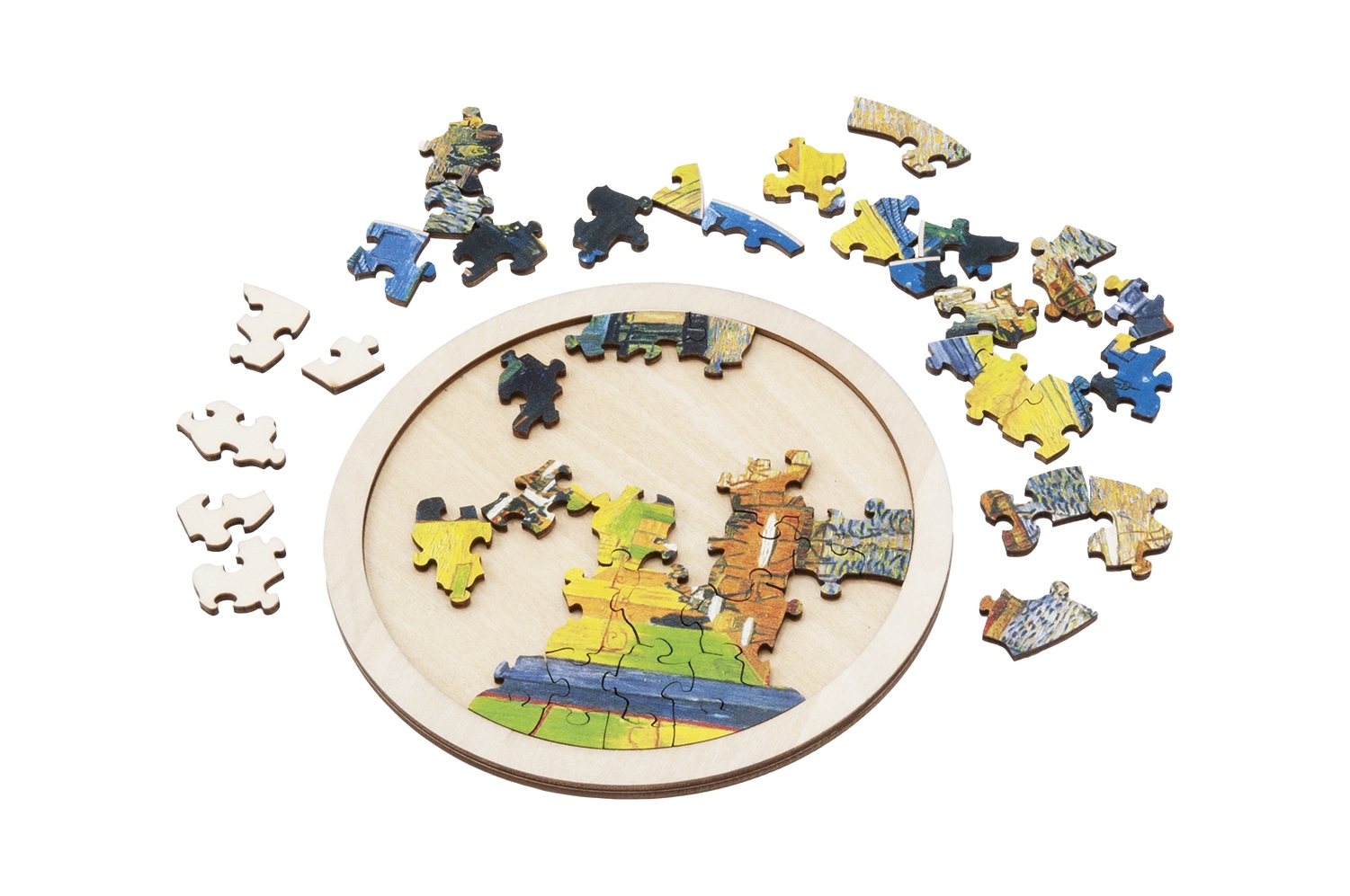 Art-Puzzle, Van Gogh, Cafe de nuit, wood