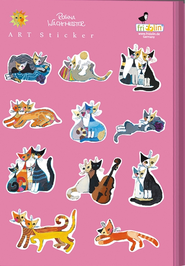 Art-Stickers, Rosina-Wachtmeister, 5 sheets/pack