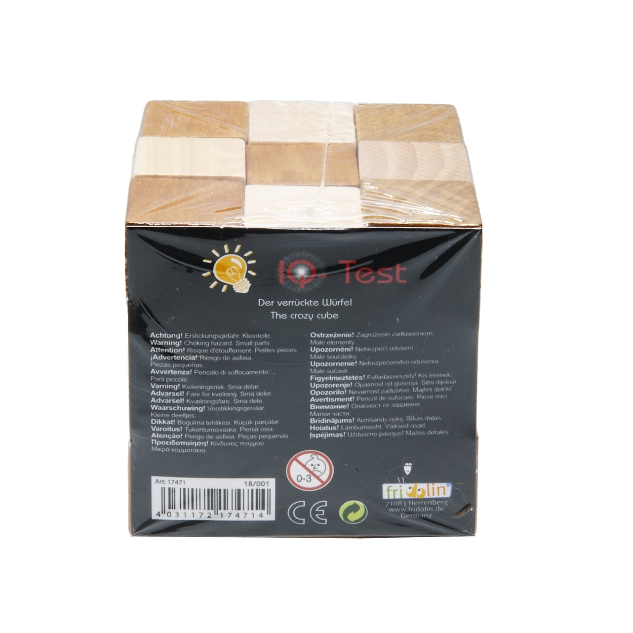 IQ-Test, Magic cube, natural, large