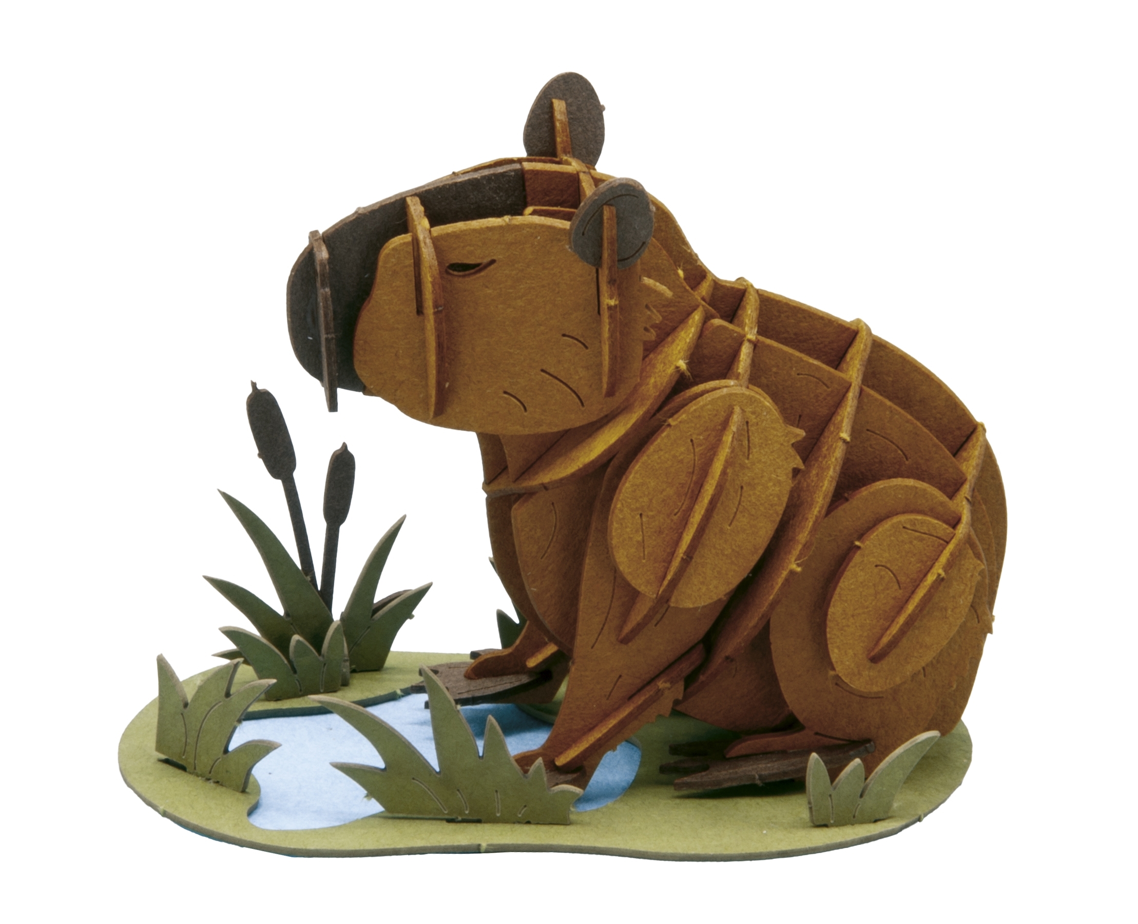3D model, capybara