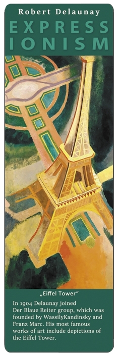art bookmark, Expressionsm, Delaunay/Eiffel Tower