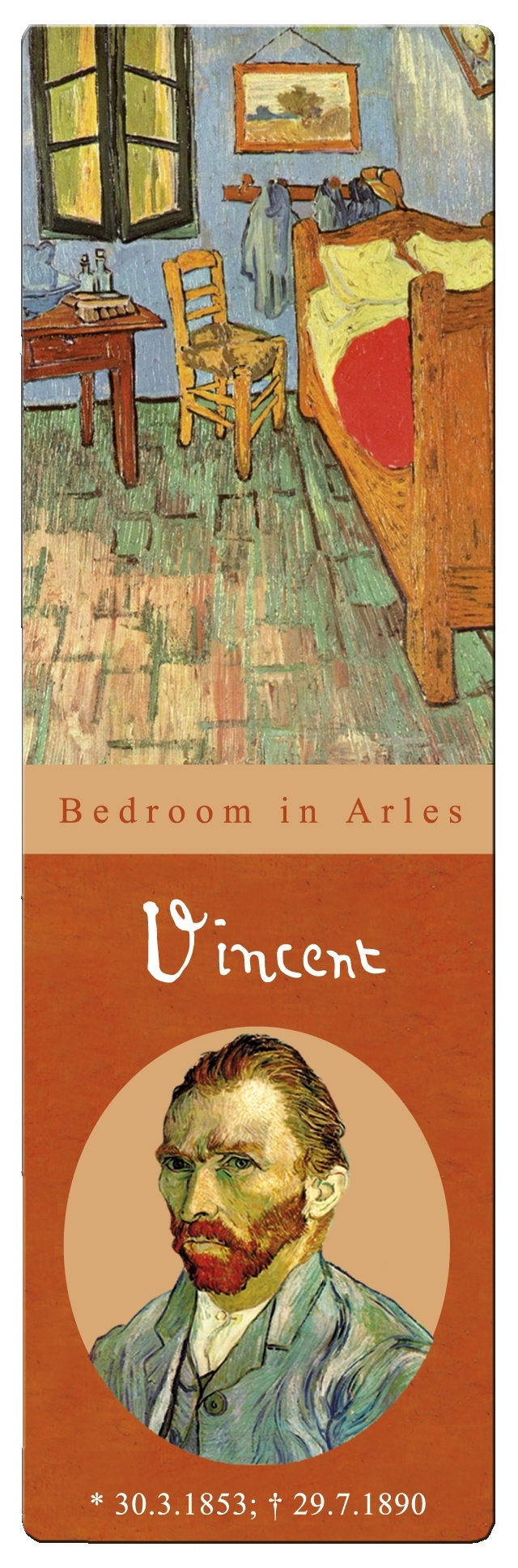 bookmark, Van Gogh, Vincents Bedroom