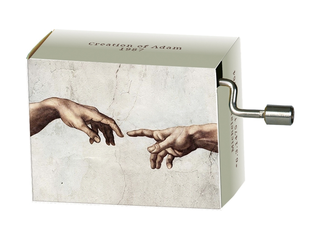 Music box, Ode to Joy/Beethoven, Michelangelo/Adam