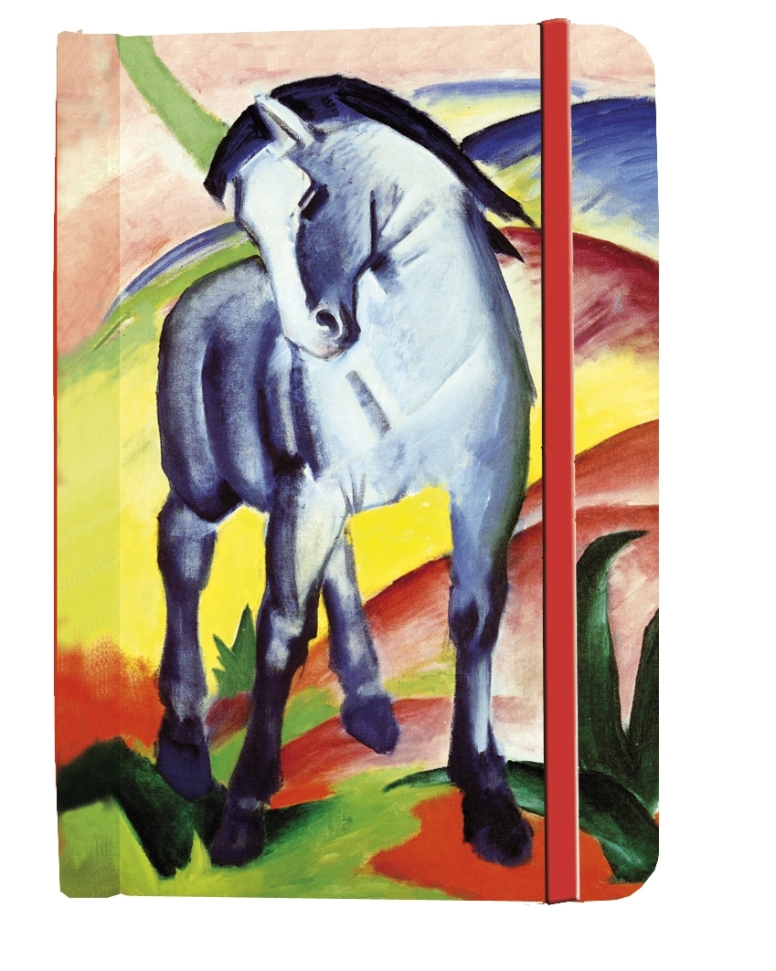 Notebook, Marc, Blue horses