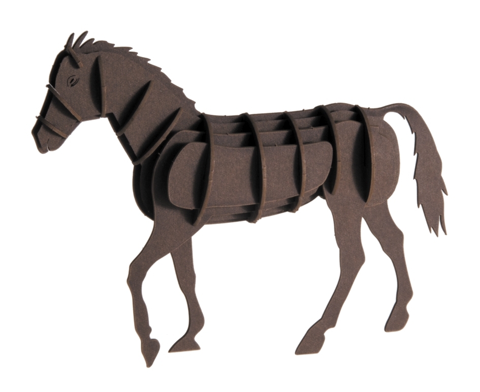 3D model, horse