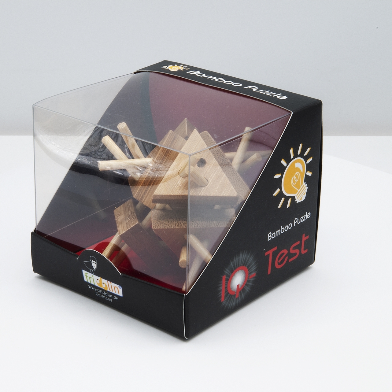 IQ-Test, bamboo puzzle, Sticks with Triangles