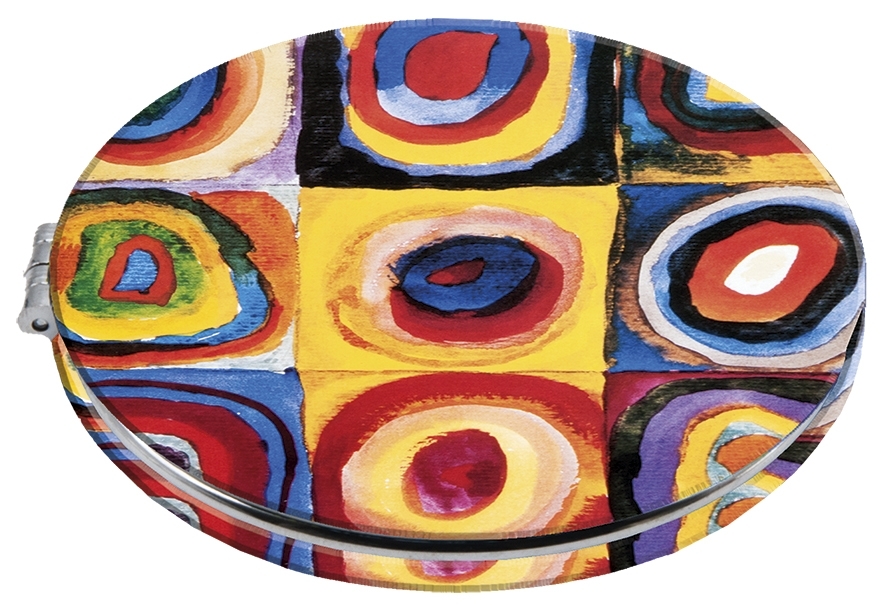 Pocket mirror, Kandinsky, Color Study