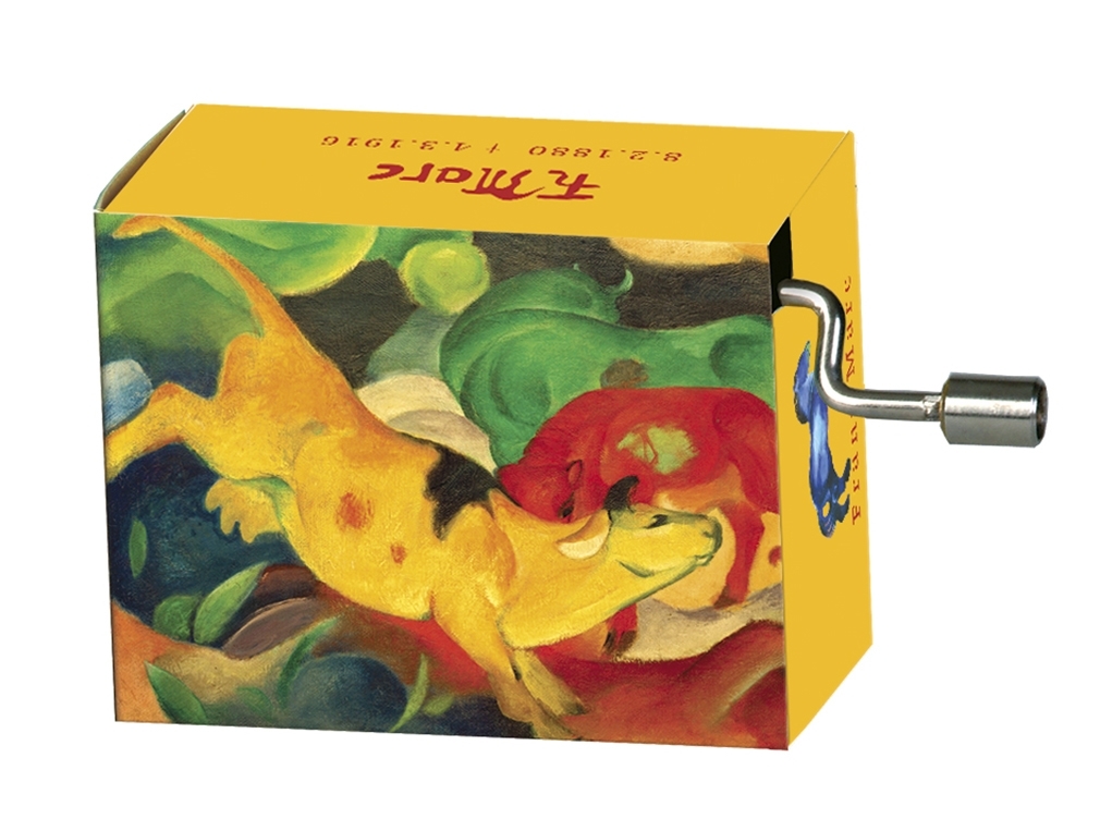 Music box, Spring/Vivaldi, Marc/Cows yellow red gr