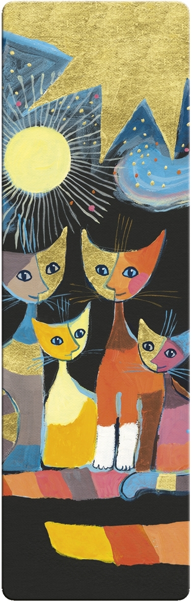 bookmark, Wachtmeister/Multicoloured cats