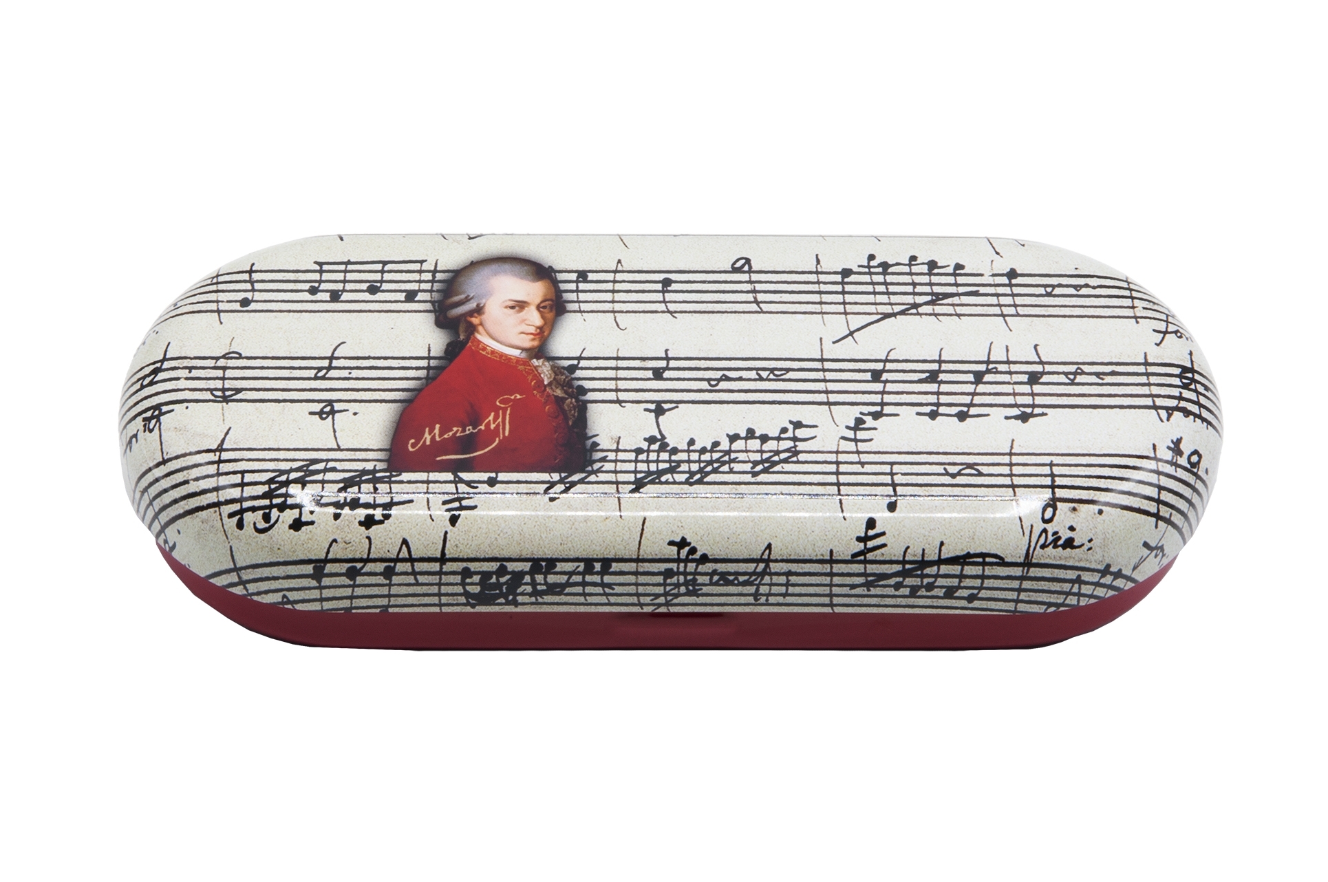 Spectacle case, Mozart, metal