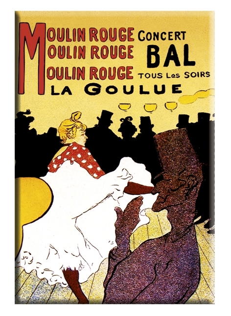 Magnet, Art Nouveau, Moulin rouge