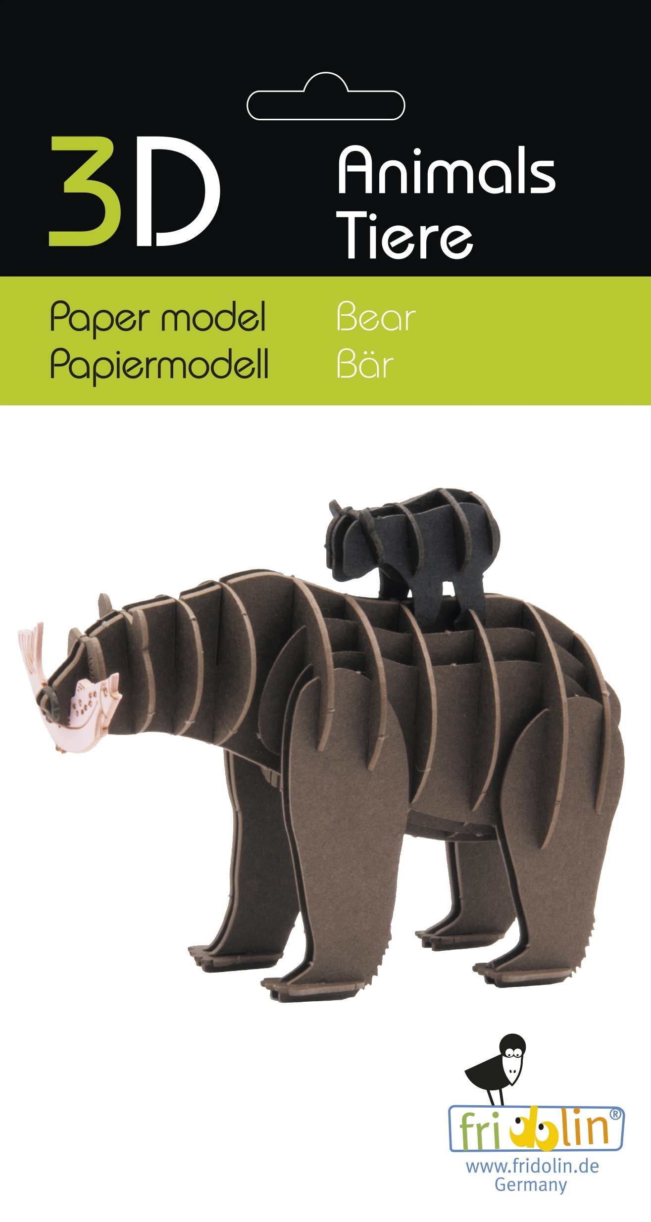 3D model, bear