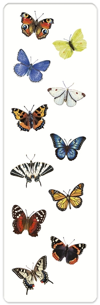bookmark, Various Butterflies